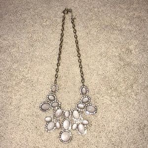 Purple gem  chunky necklace